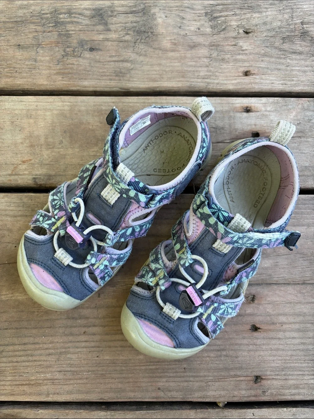 KEEN Kids' Blue & Purple Water Closed-Toe Sandals